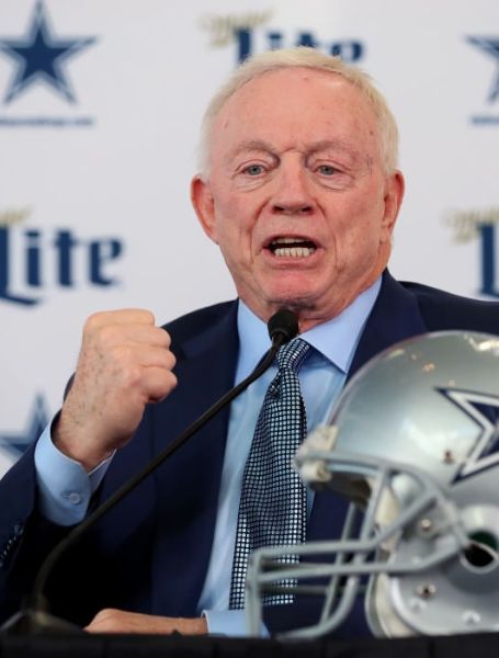 Jerry Jones recently acquired a super-yacht. 